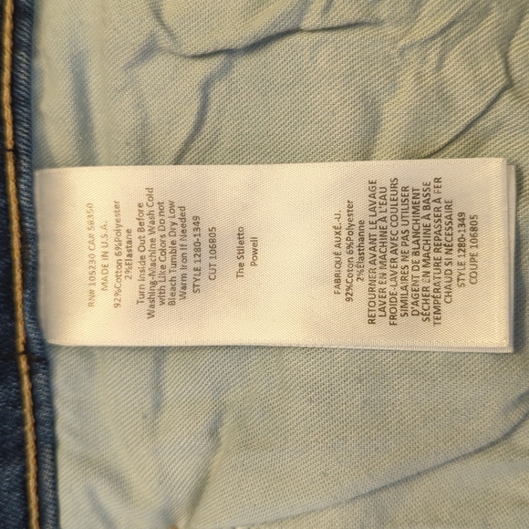 Current Elliott Stiletto Powell Ankle Jeans - Picture 8 of 9